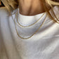 Thin figaro chain, 1.5mm