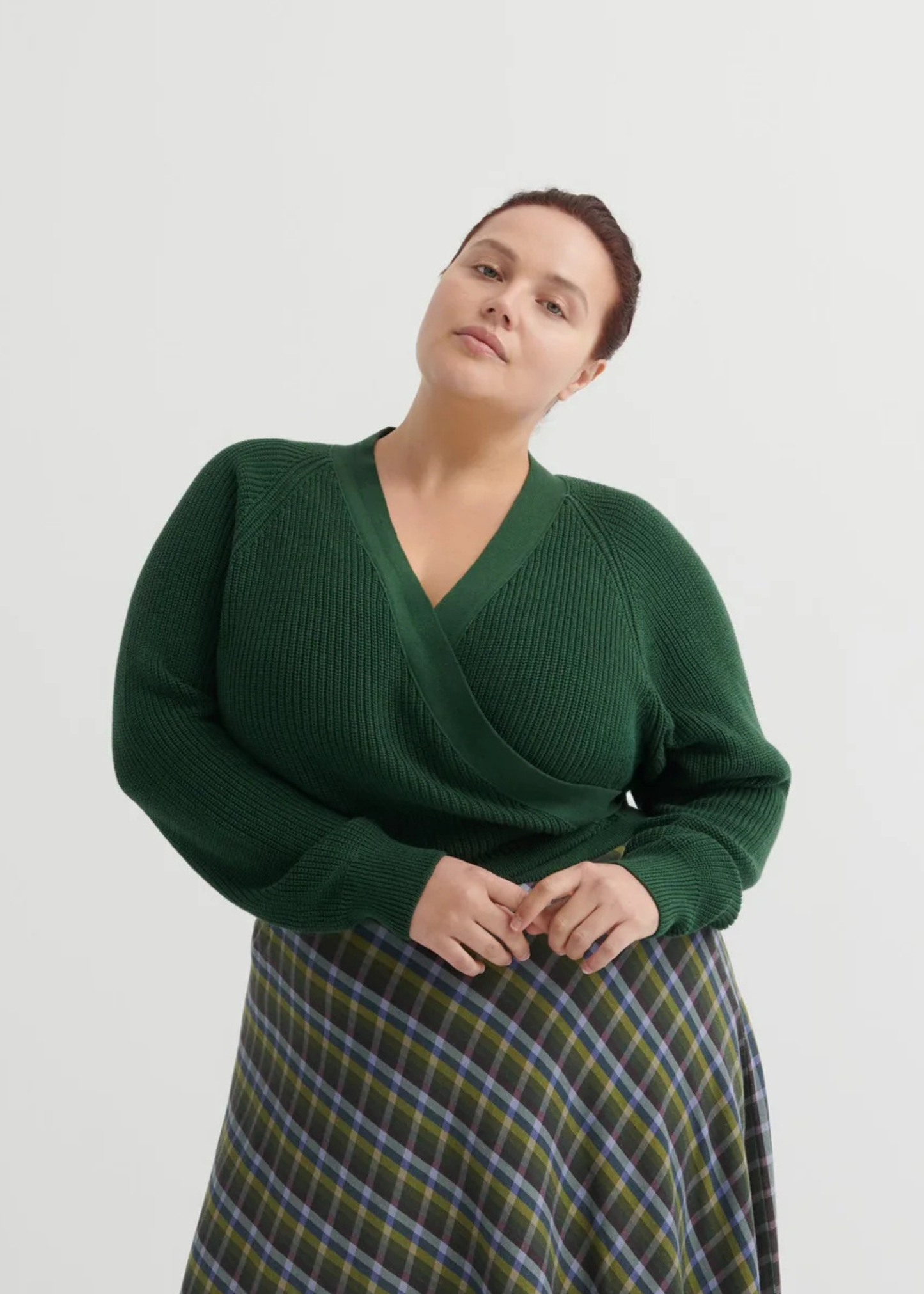 Composure cardigan, forest