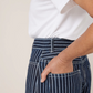 Sailor jeans, chalk stripe