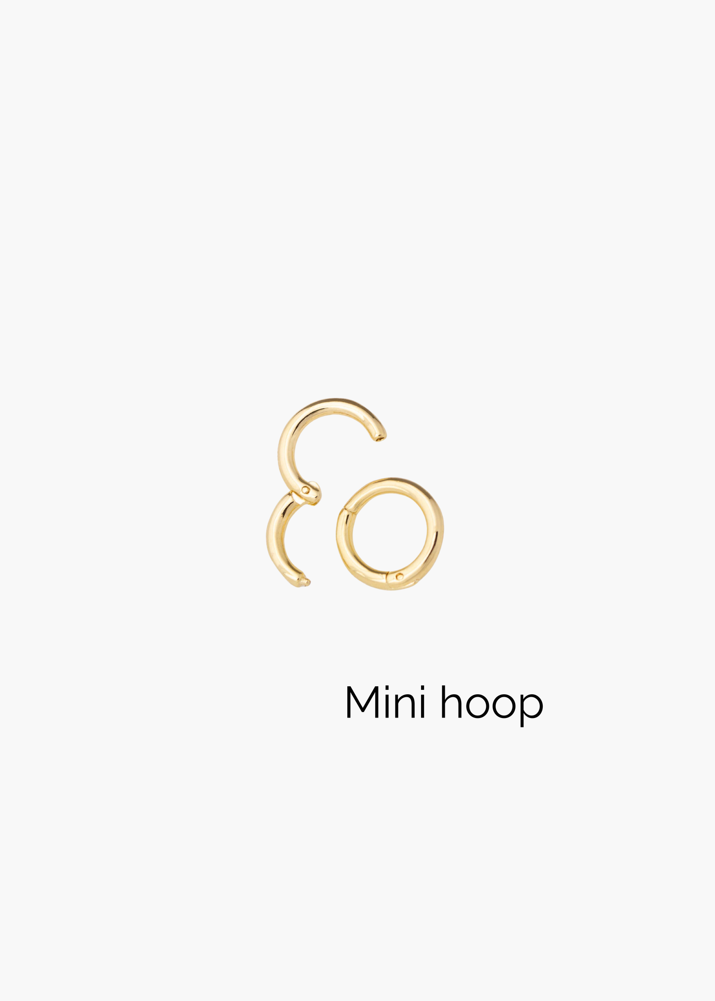 Seamless hoops, 2 sizes