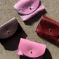 Cardholder, sorbet leather