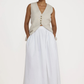 Longline vest, off-white