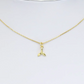 Gold fish tail charm