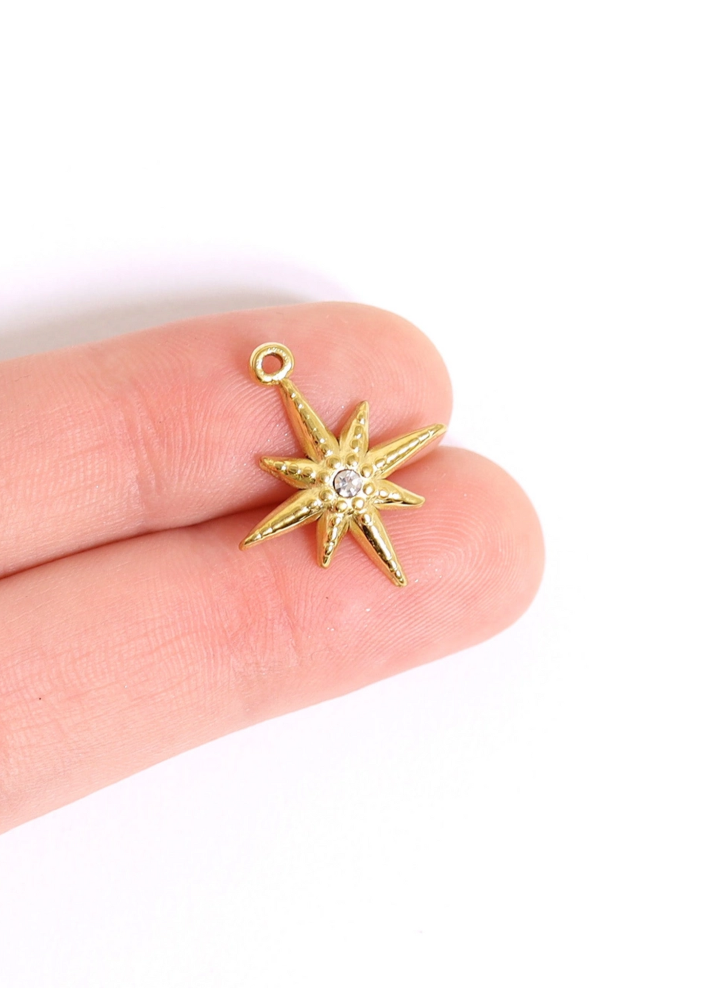 Compass star charm