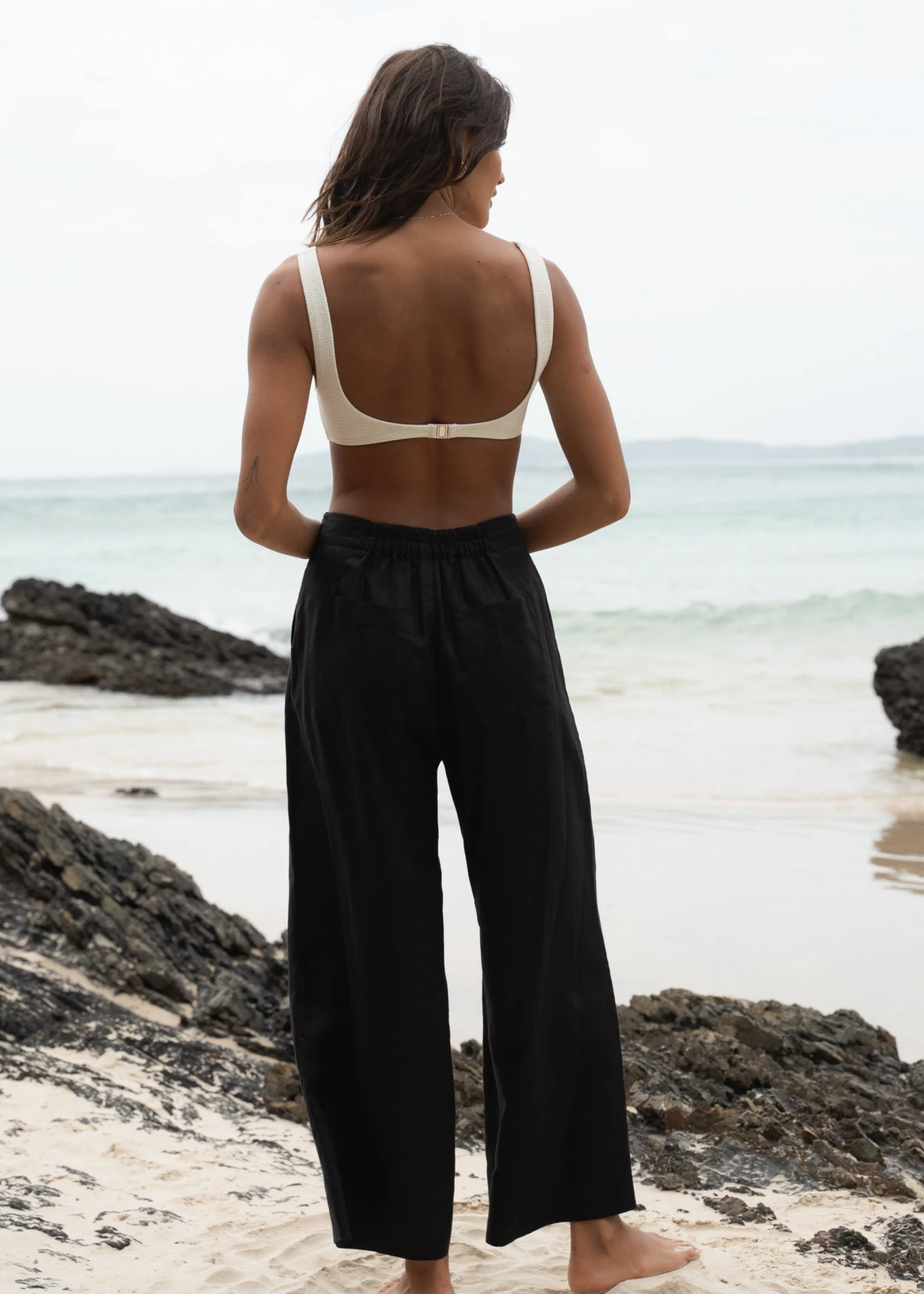 Ivy linen crop pants