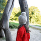 Kids bubble hat, natural speckle