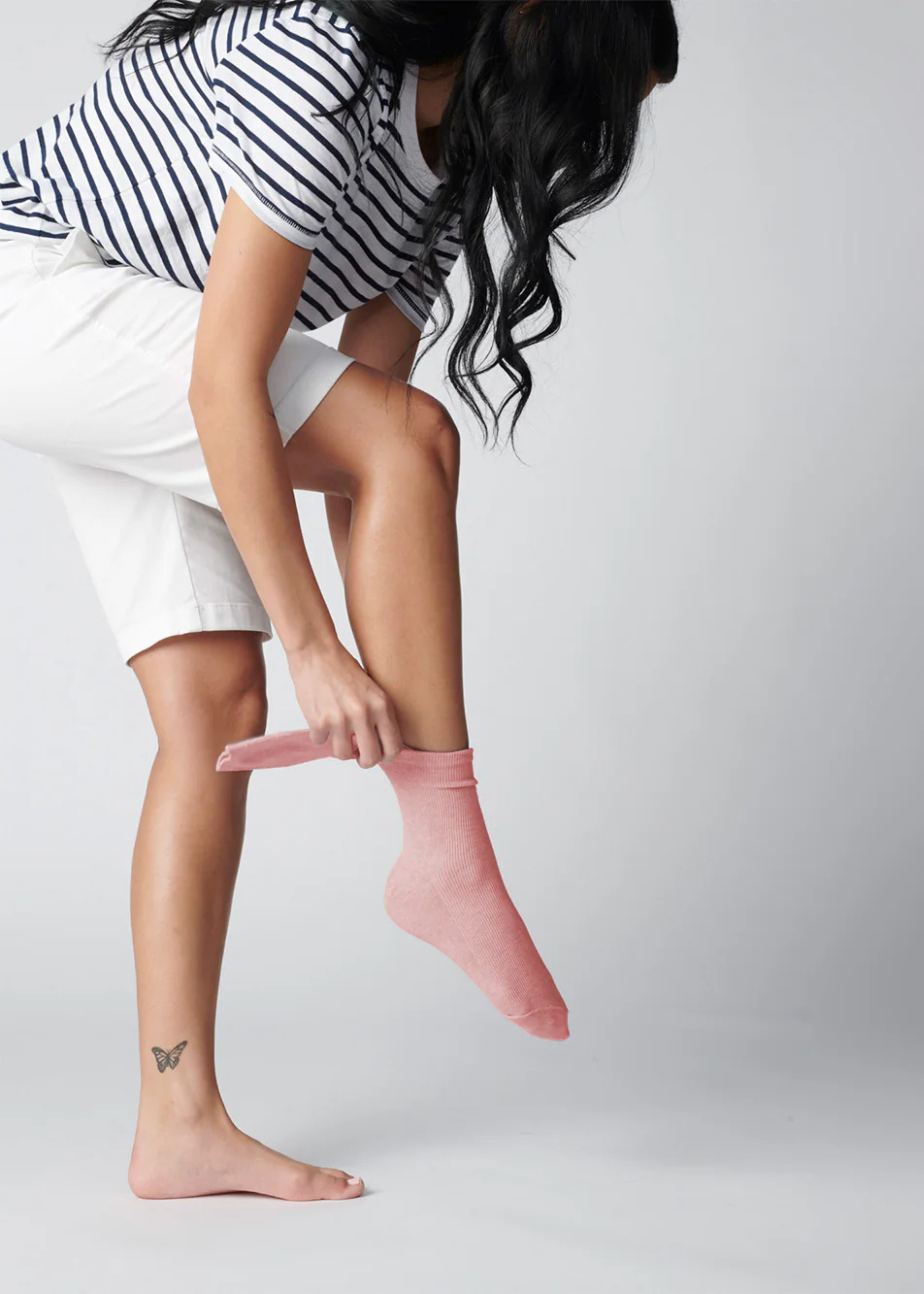 Blush sock, pink