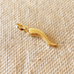 Horn pendant, gold