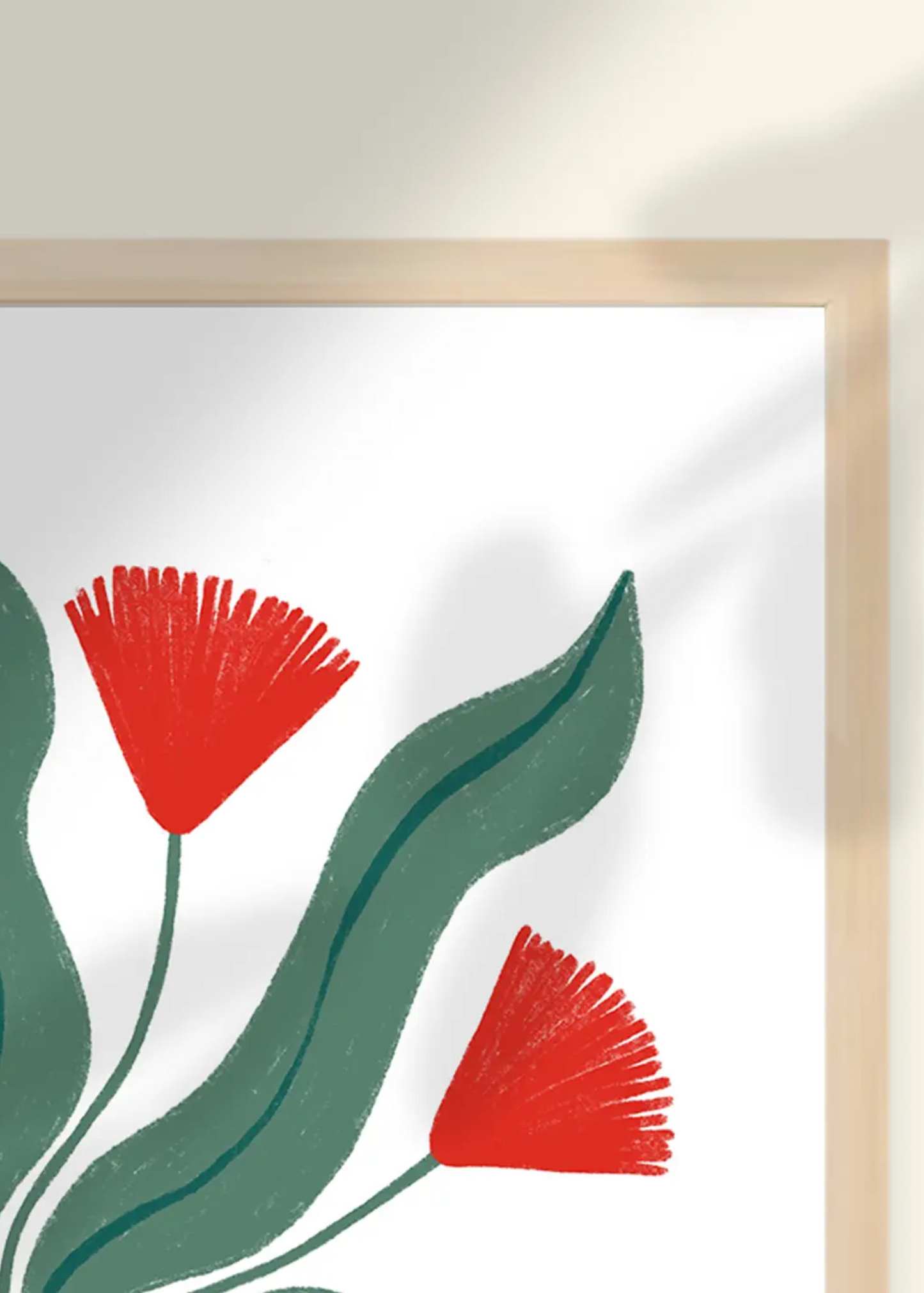 Blue vase art print