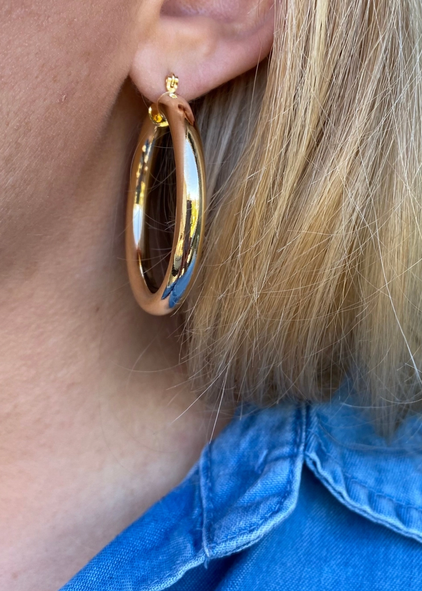 Selena inspired hoop earrings