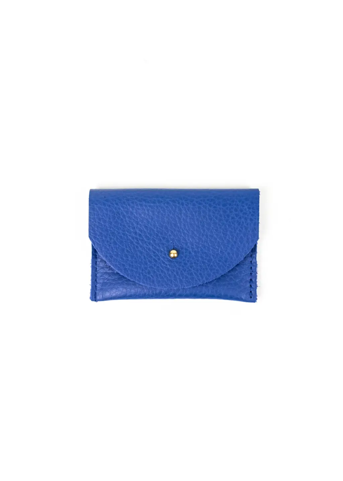 Cardholder, lapis leather