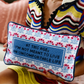 Uncomfortable needlepoint pillow