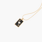 Ace of hearts playing card pendant