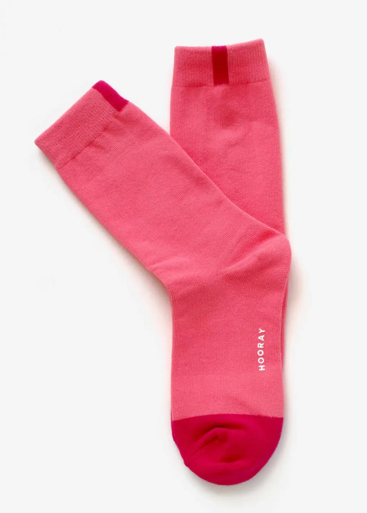 Precita pink crew socks