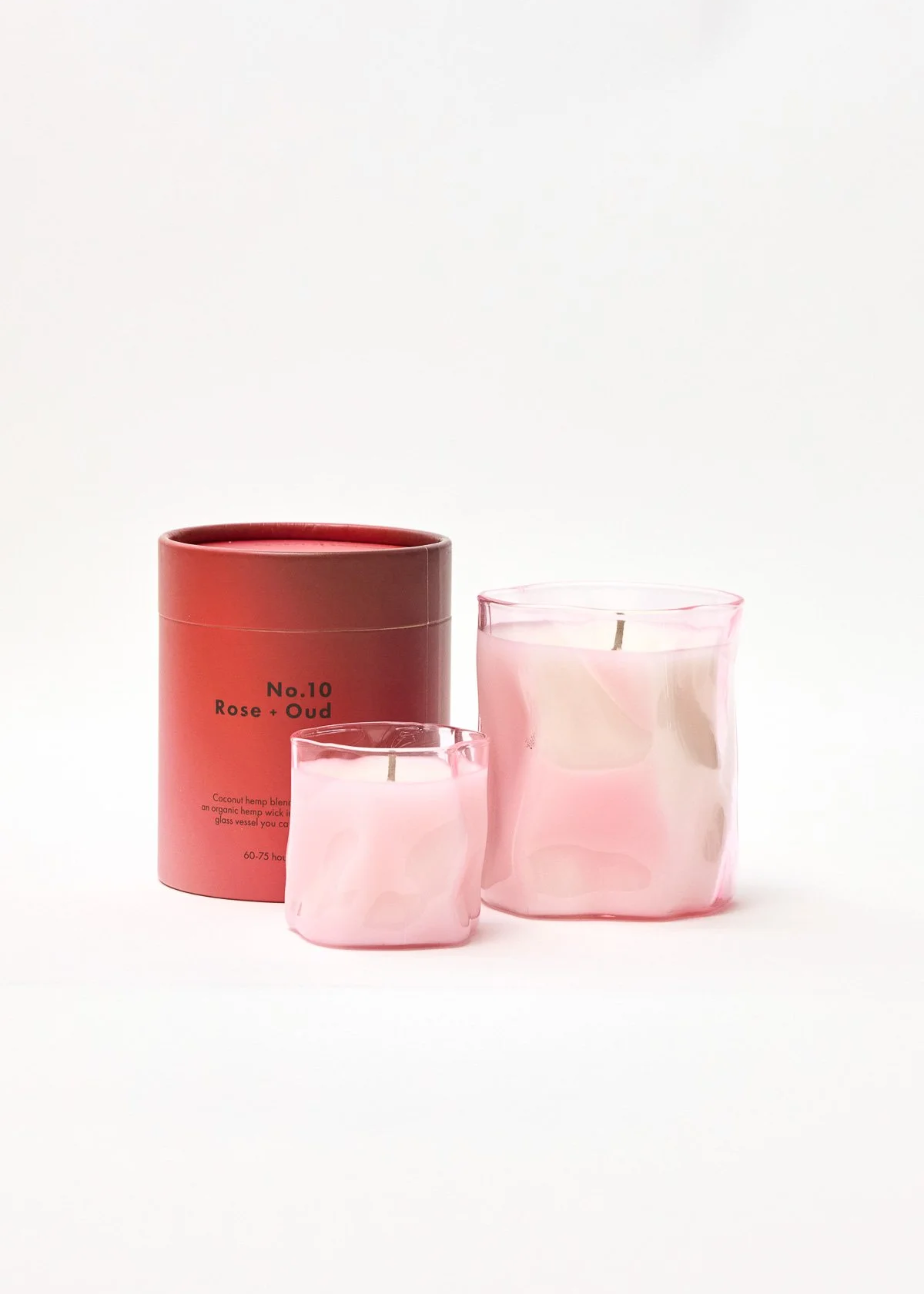 No. 10 rose + oud candle