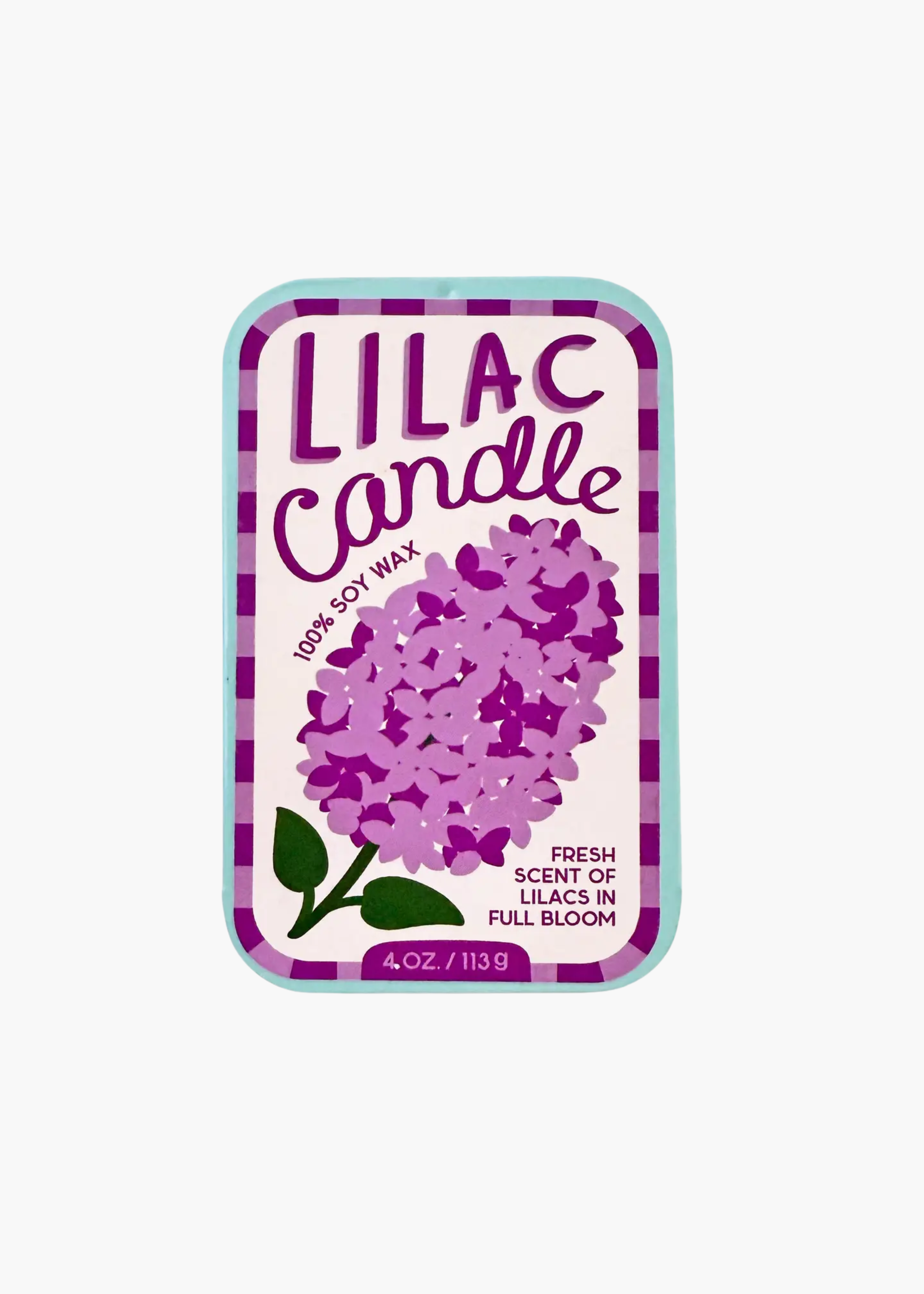 Lilac candle