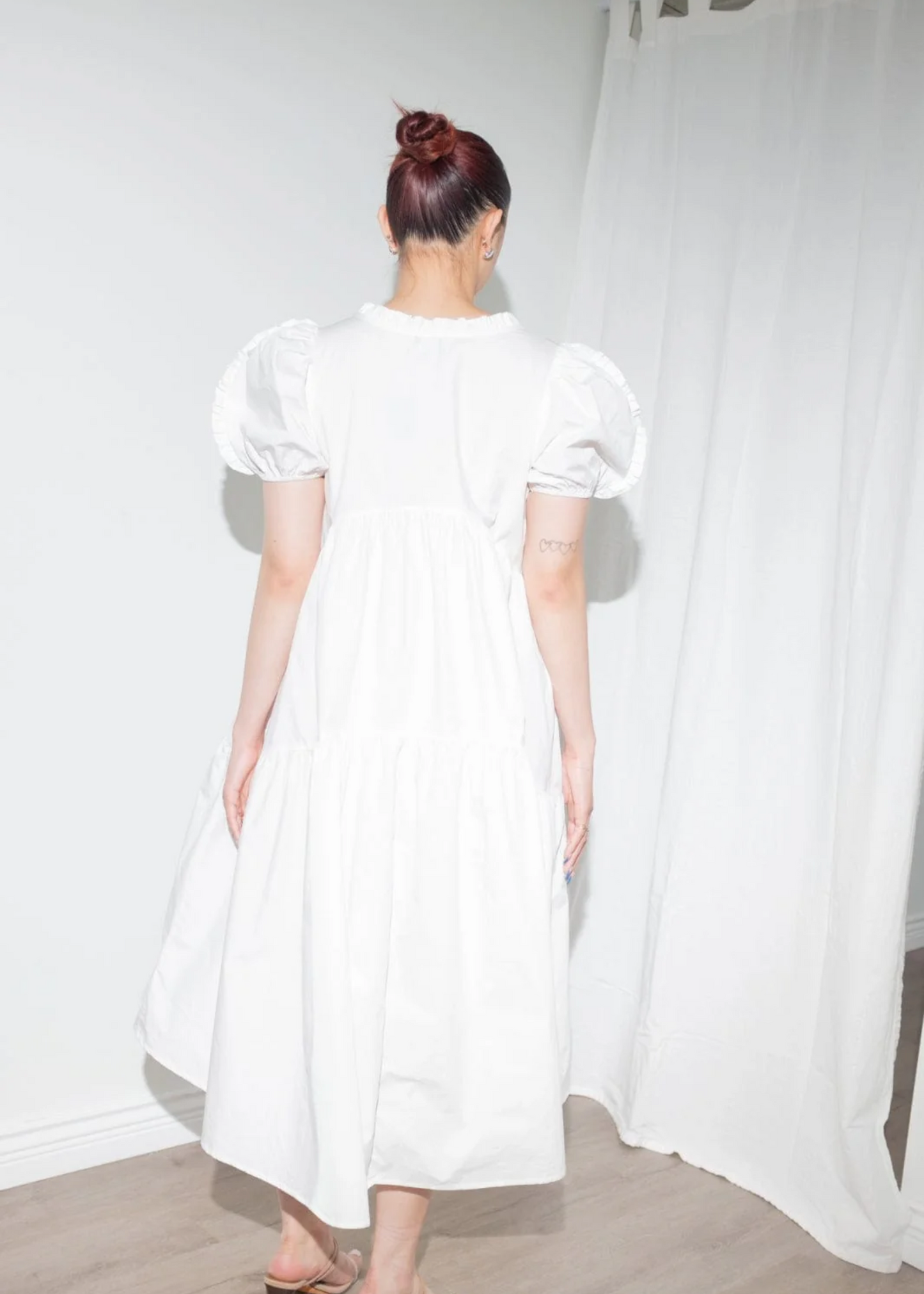 Fidelina dress, white
