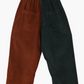Beckett crop patchwork trouser