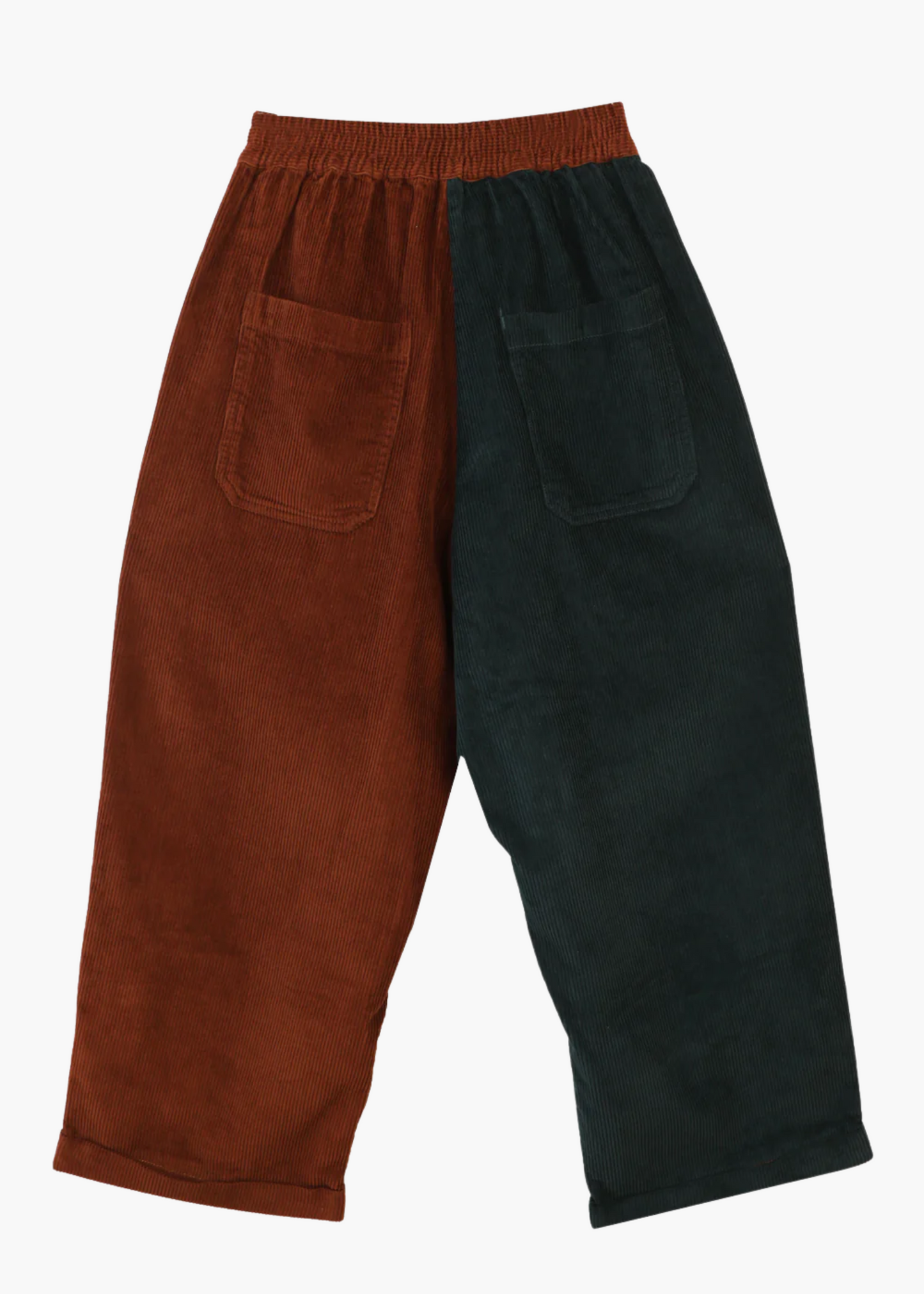 Beckett crop patchwork trouser