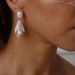 Petite plume earrings