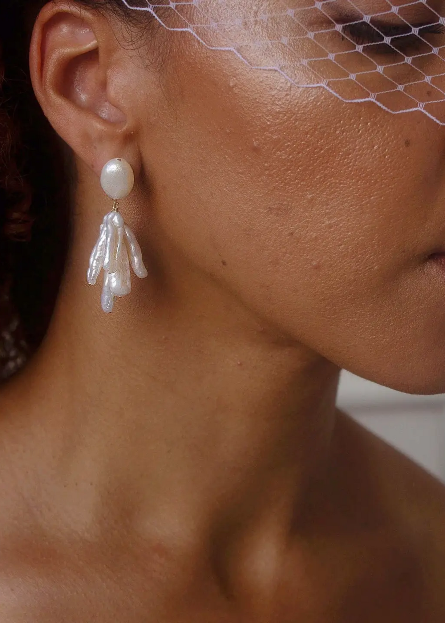 Petite plume earrings