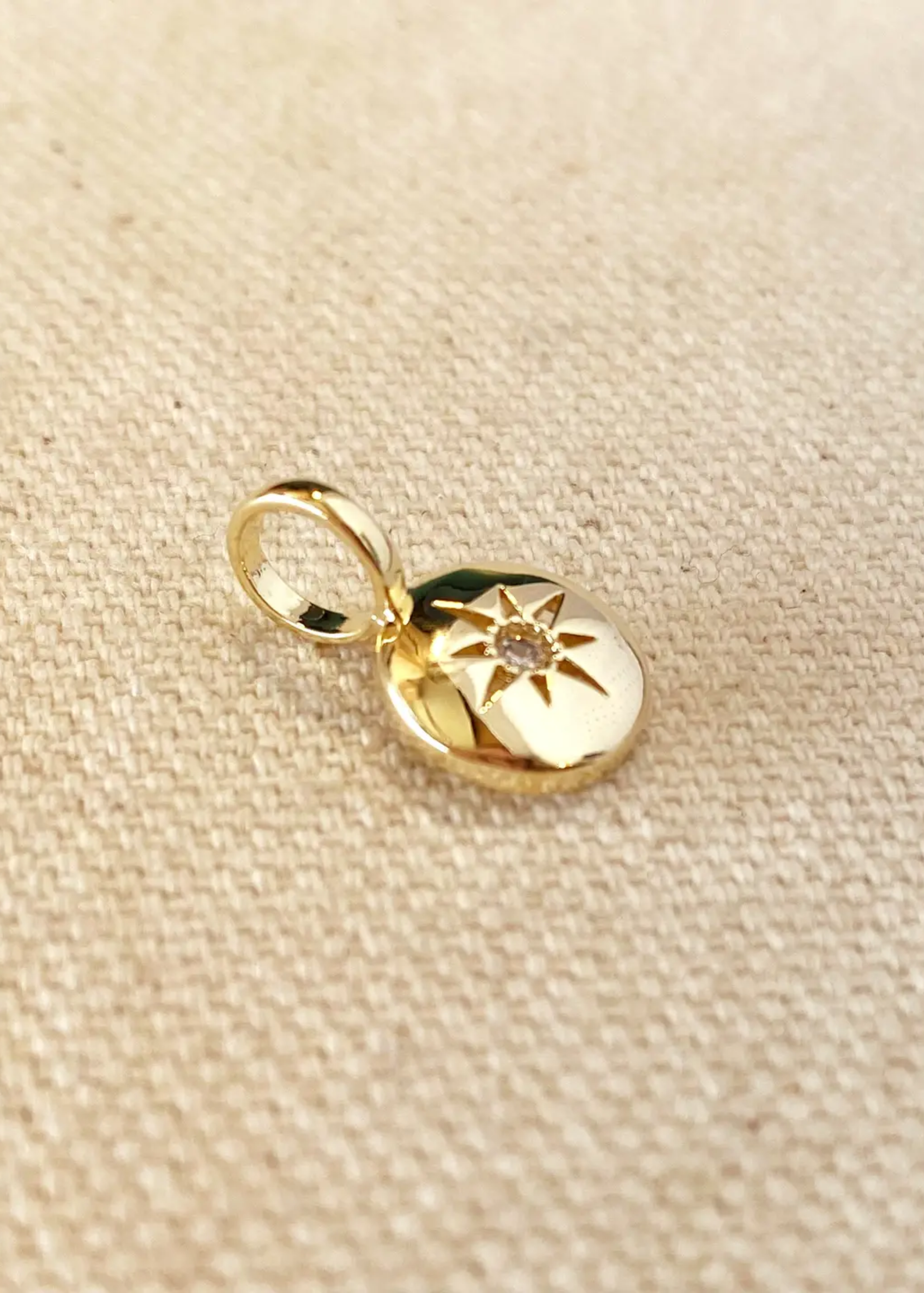 Mini starburst plate pendant