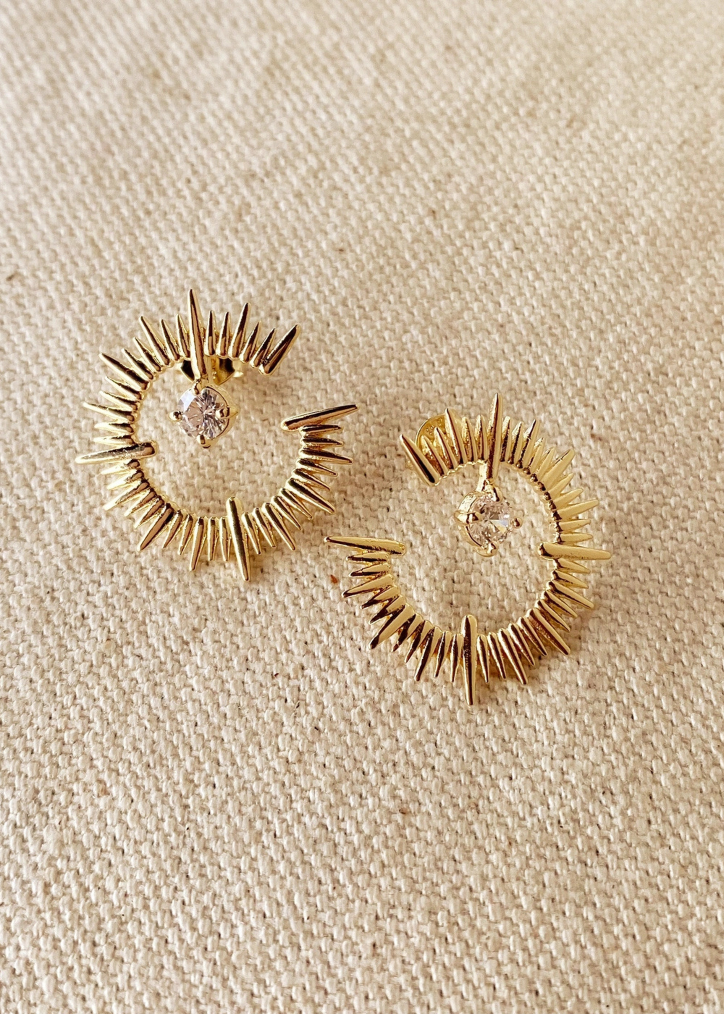 Spiked stud earrings