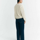 Carmen knitted sweater, ecru