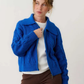 Grace zip cardigan, blue