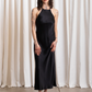 High neck bias dress