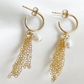 Portia fringe hoops