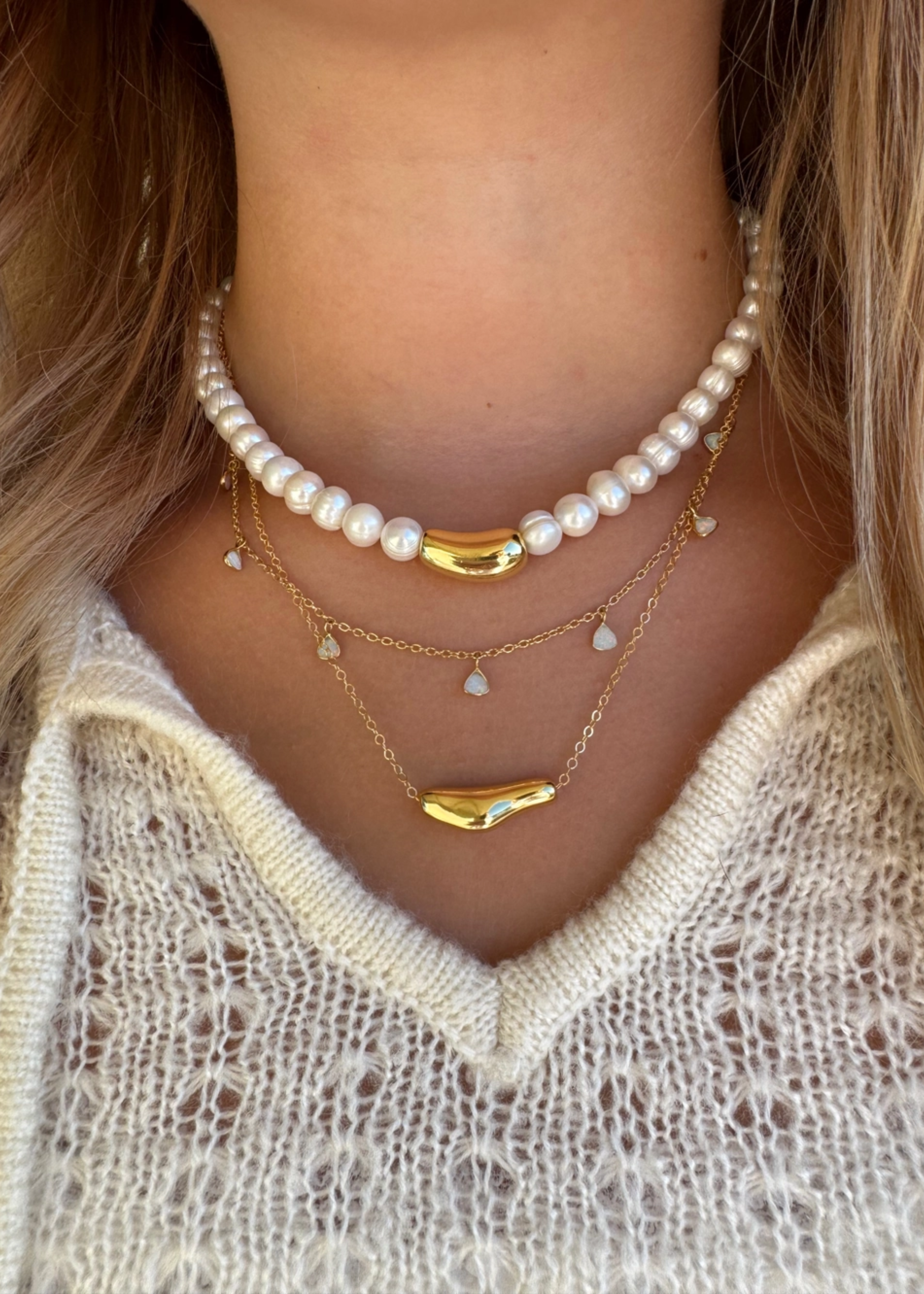 Ember beaded necklace