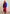 Merino crew neck cardigan, cobalt
