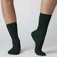 Cypress cotton sock, dark green