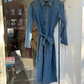 Madewell trench, denim
