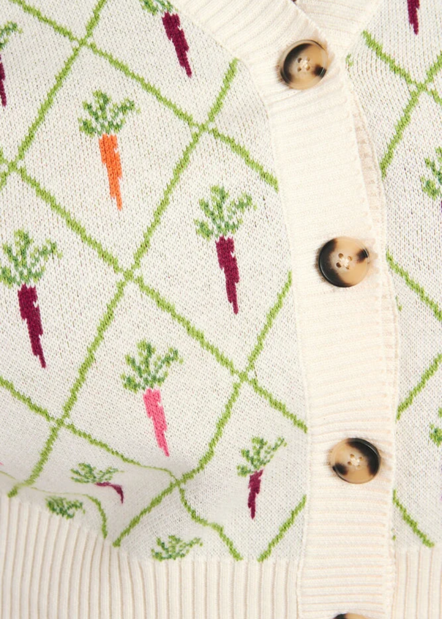 Ana rainbow carrot cardigan