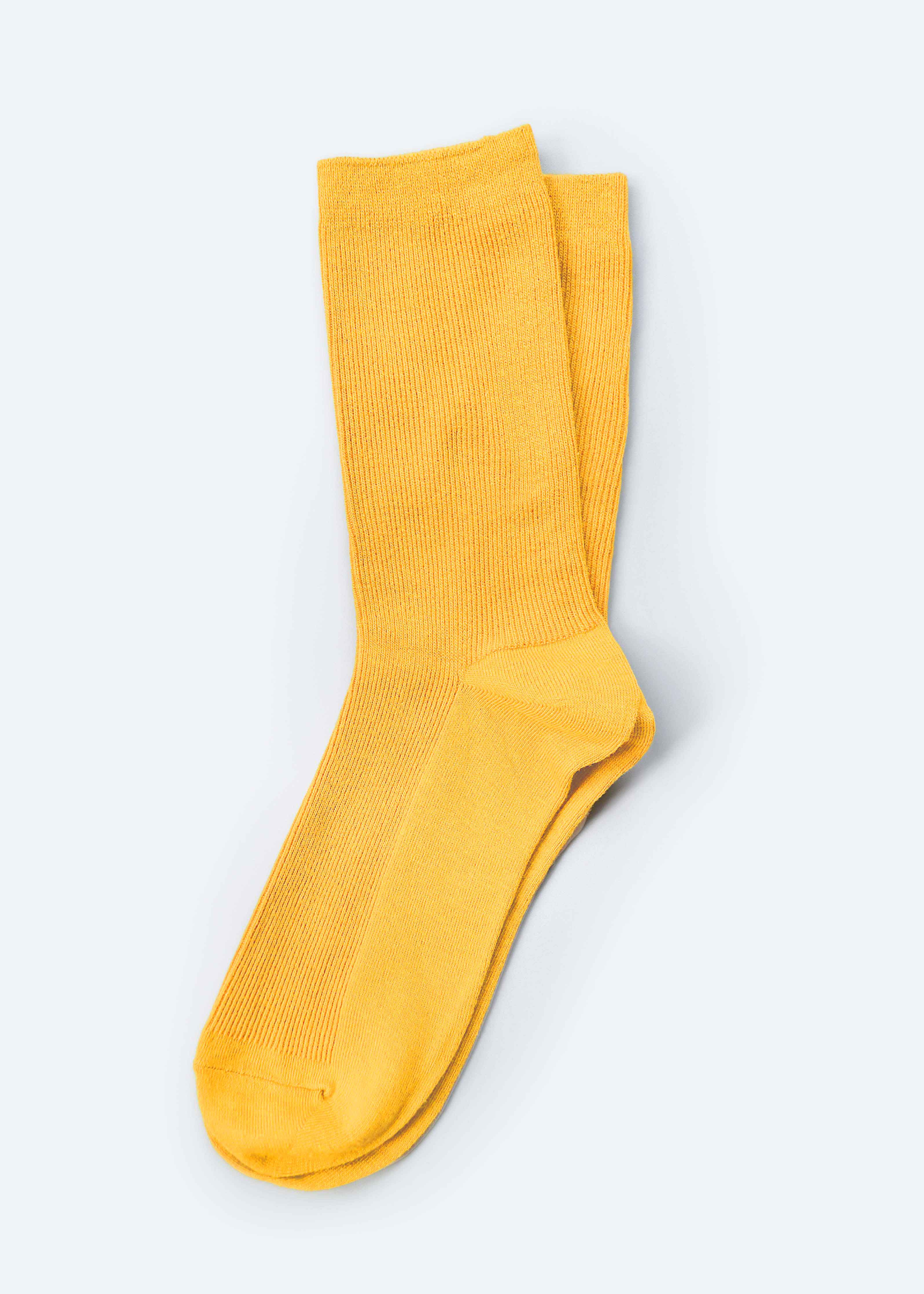 Sunflower sock, yellow