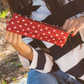 Dotted stretchy headband