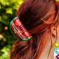 Watermelon hair claw