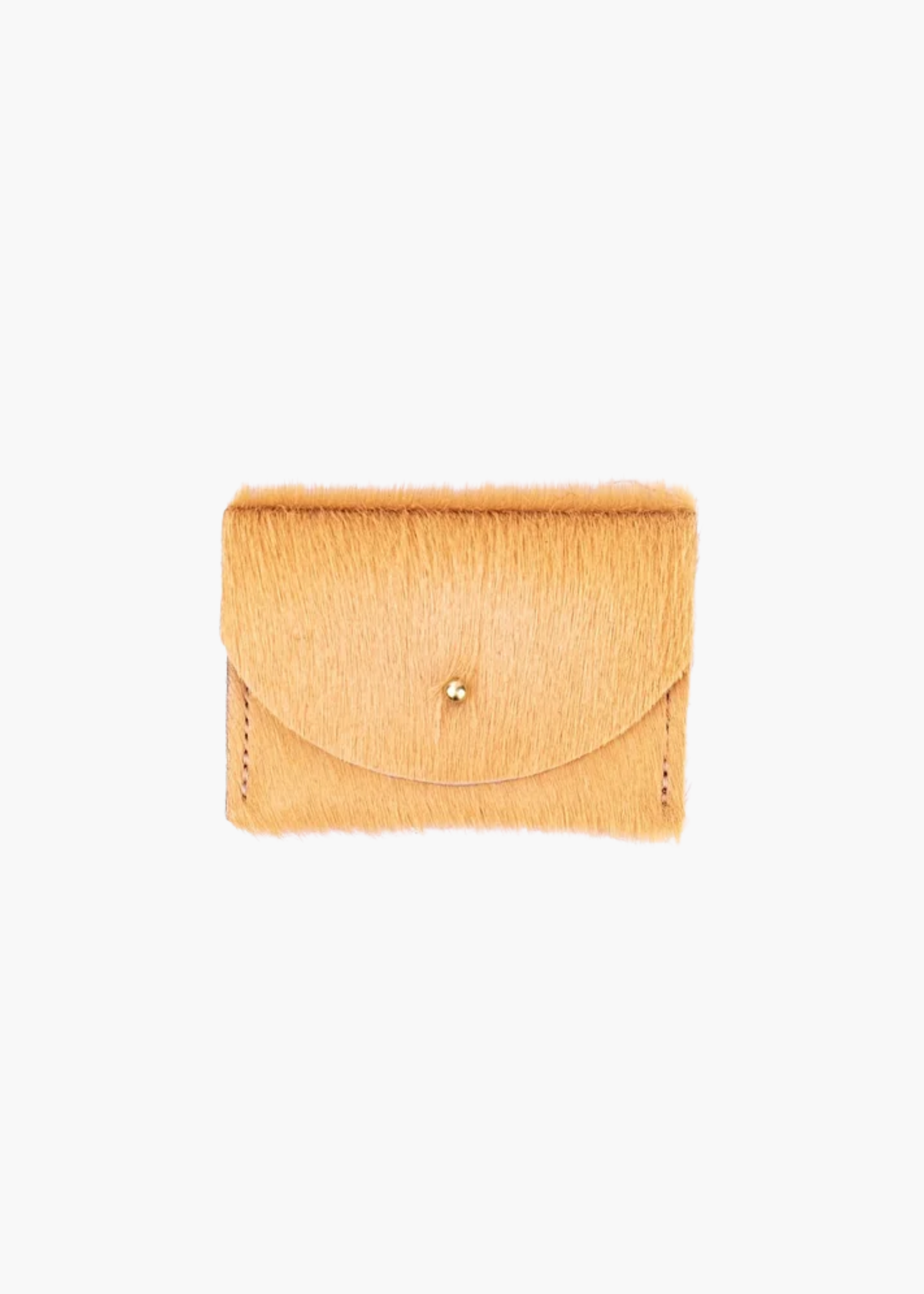 Cardholder, peach cowhide