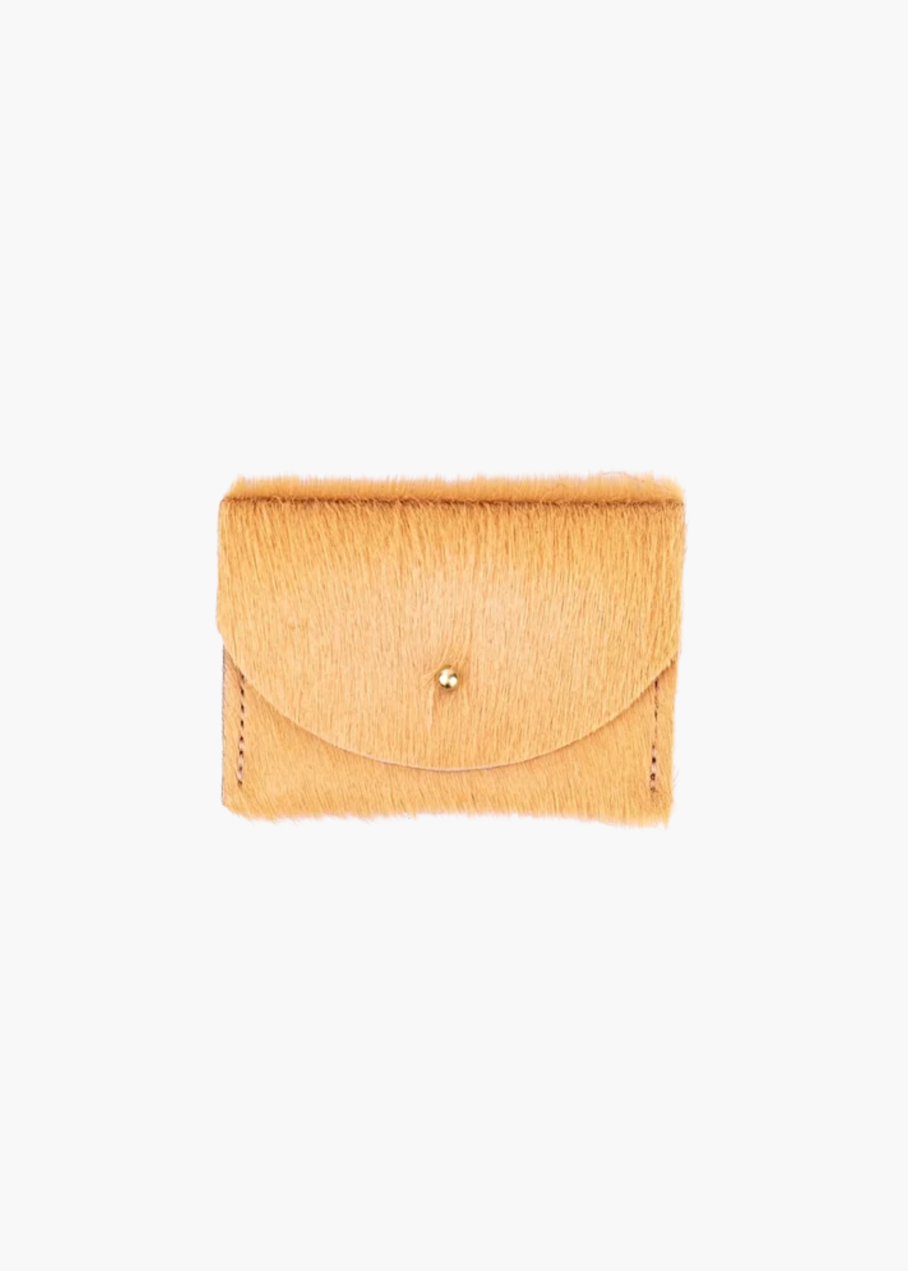 Cardholder, peach cowhide