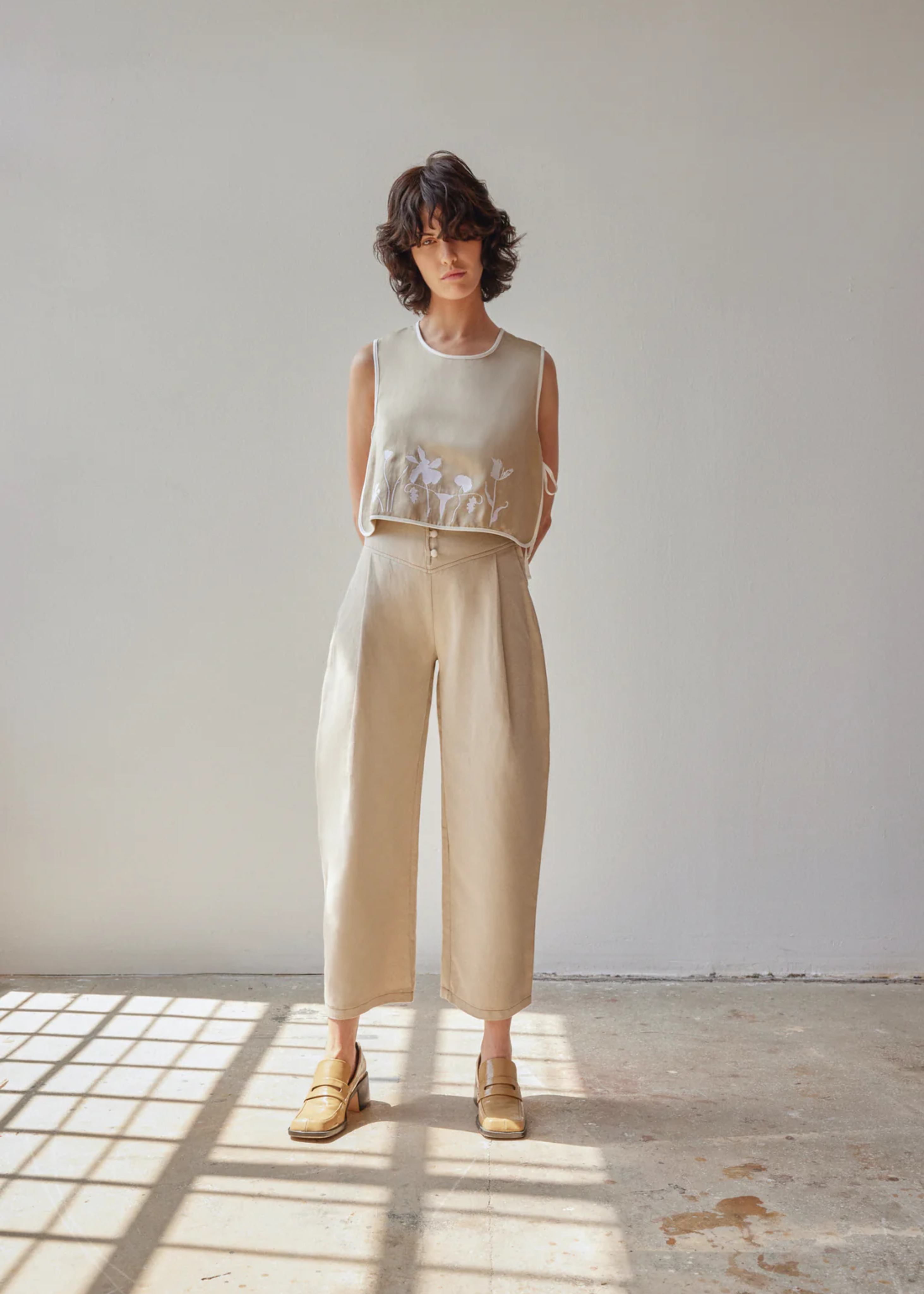 Aria trousers, beige