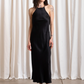 High neck bias dress