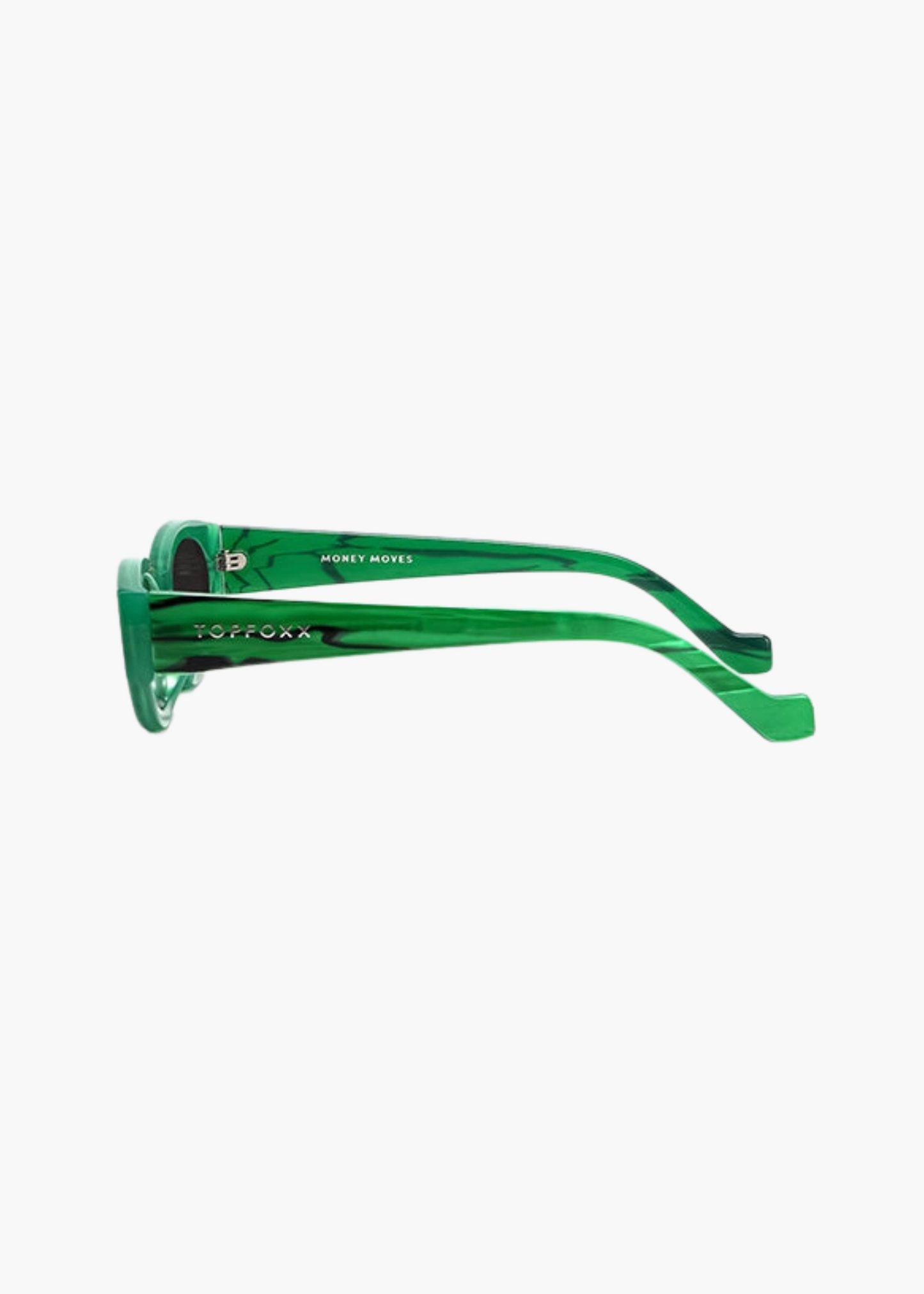 Kat x money moves sunglasses, green
