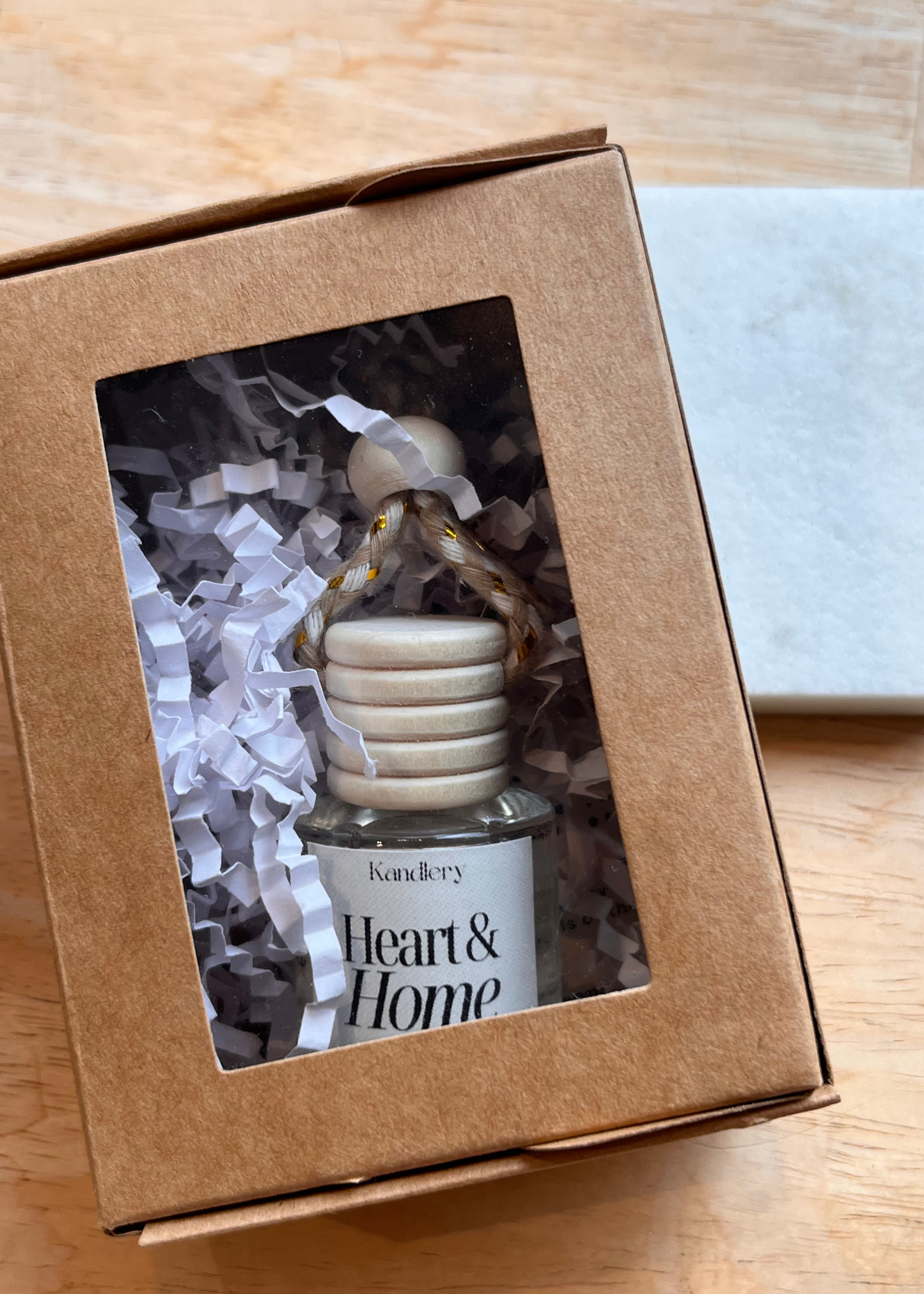 Natural car diffuser,  home sweet home