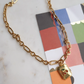 Cherry stained kisses necklace