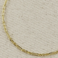 Alternated paperclip bracelet