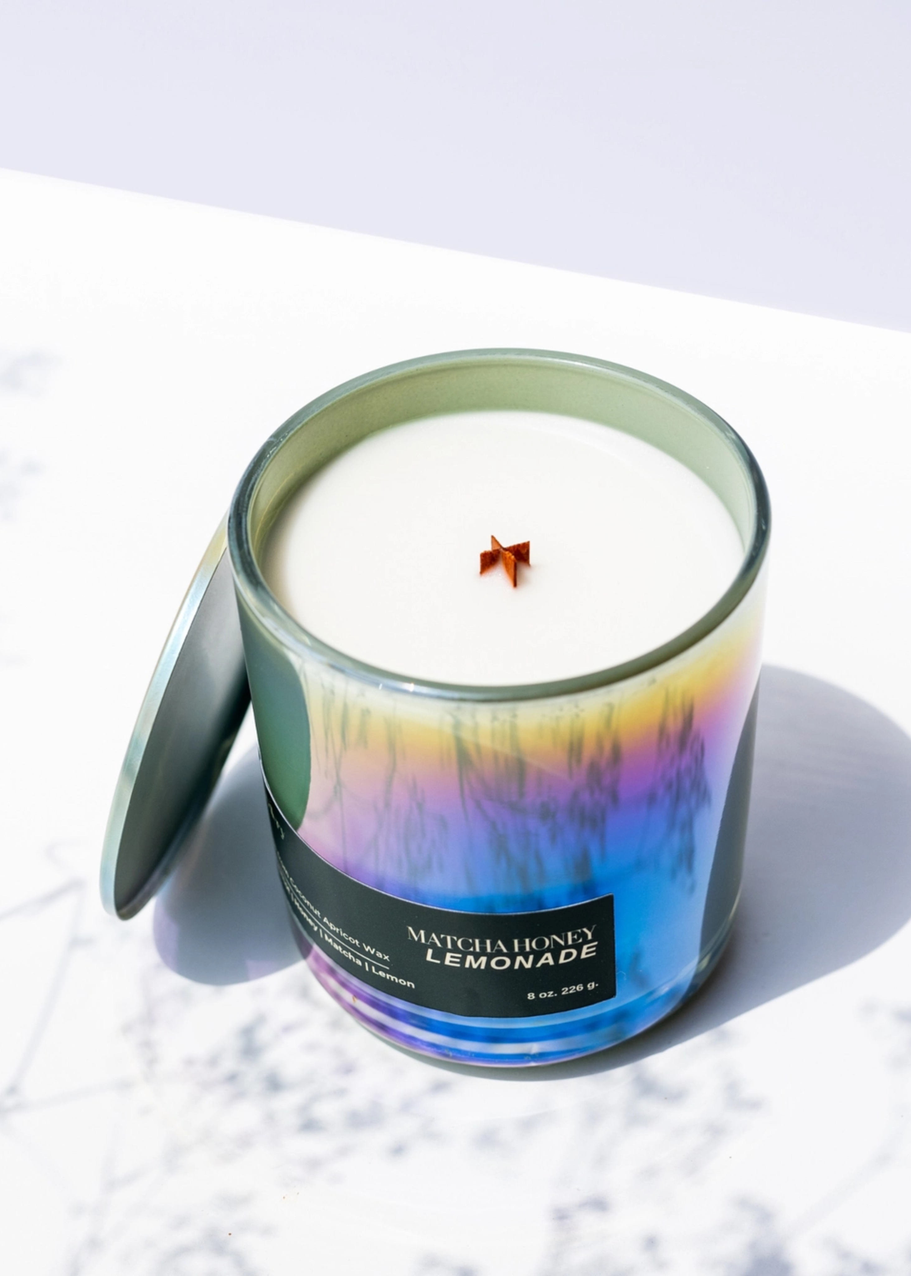 Matcha honey lemonade candle