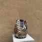 Navigli bag, beige zebra calfskin