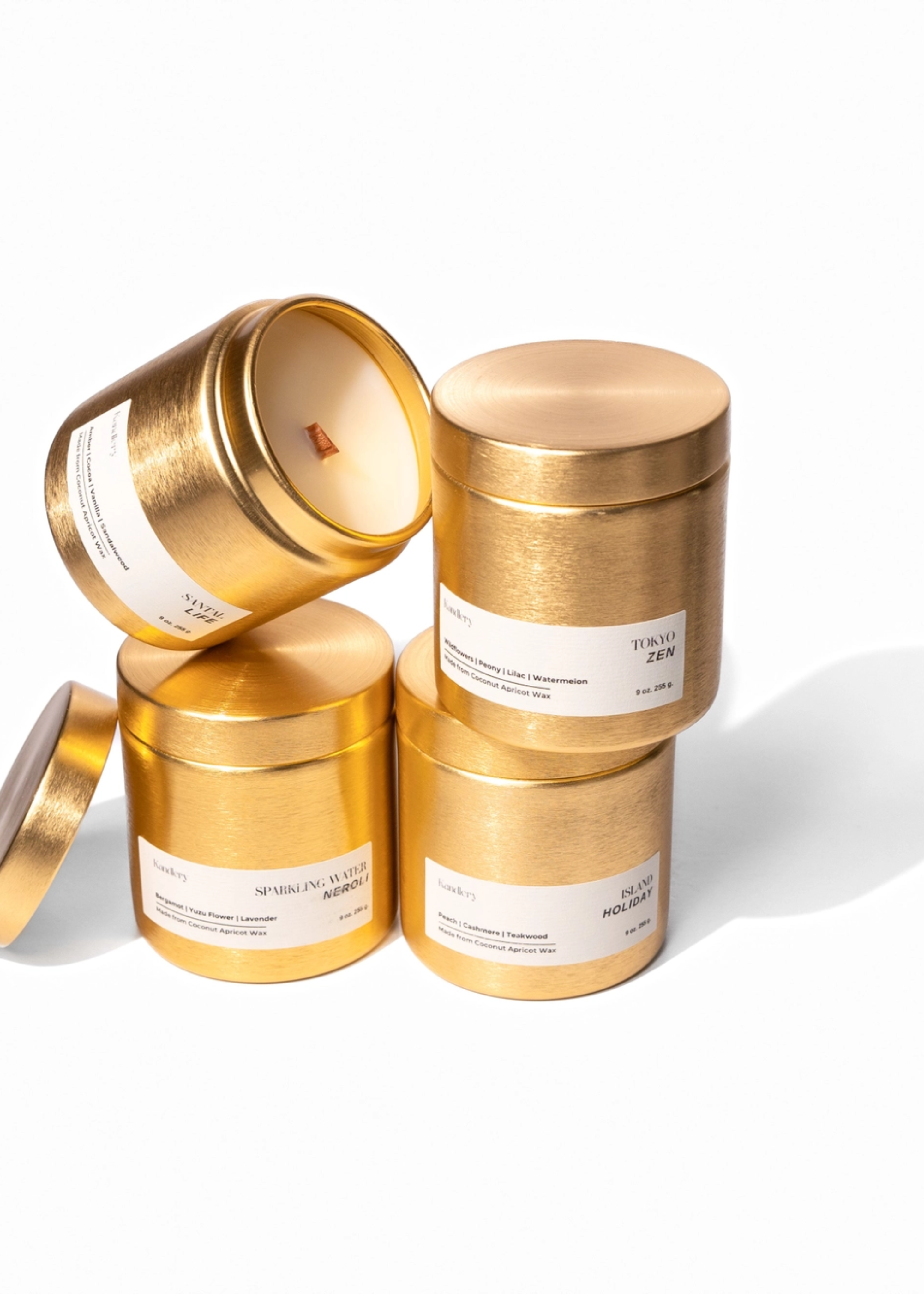 Yuzu shiso leaf candle
